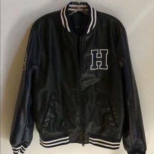 Men’s Tommy Hilfiger vegan leather jacket